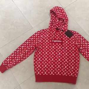 Supreme Louis Vuitton box logo hoodie